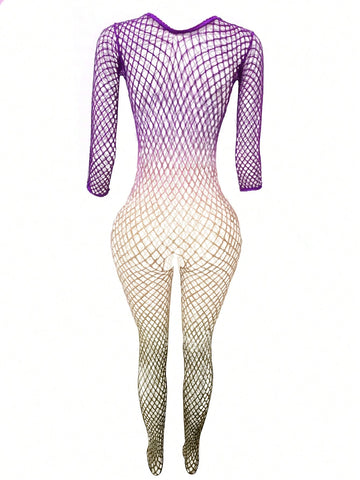 Fishnet Elastic Role Play Bodysuit III