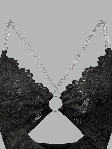 Wedding Lace Non-Wired 2pc Nightie Set - TFI Lingerie Pakistan - Image 4