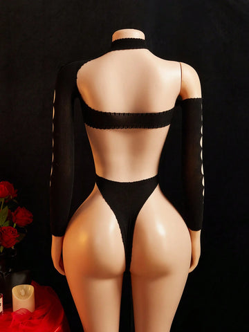 One-Piece Mesh Bodysuit III