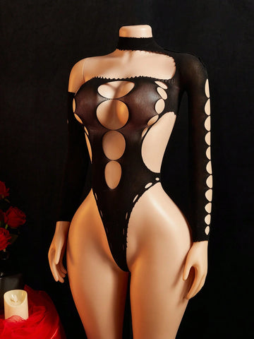 One-Piece Mesh Bodysuit III