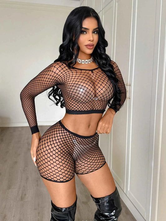 Mesh Stocking Set 2pcs IV