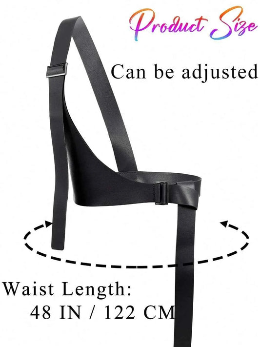 One Shoulder Strap Waist Belt
