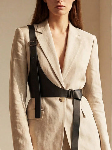 One Shoulder Strap Waist Belt
