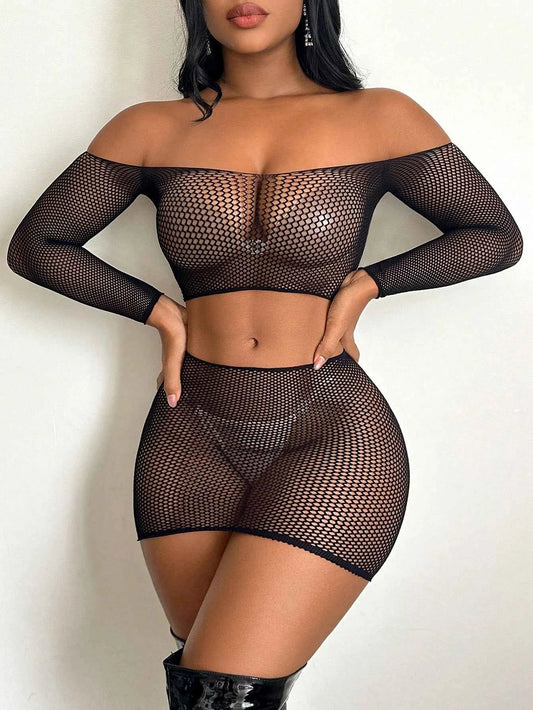 Mesh Stocking Set 2pcs V