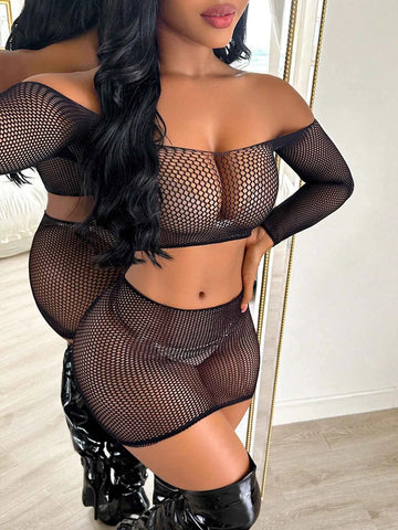Mesh Stocking Set 2pcs V