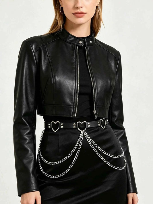 Heart Hollow Multi-Layer Chain Belt