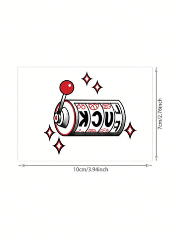Slot Machine Lucky Tattoo Sticker