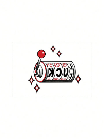 Slot Machine Lucky Tattoo Sticker