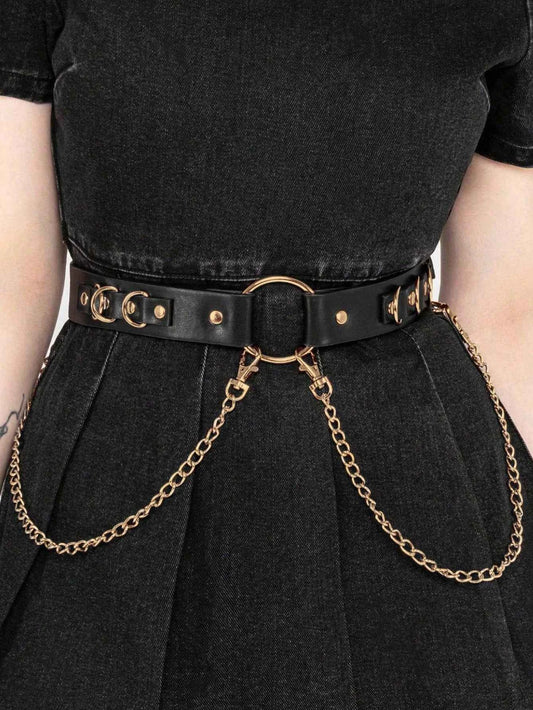 Corset Belt Detachable Chain - Gold
