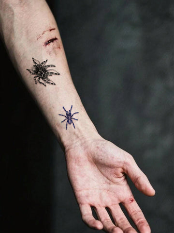 Halloween Zombie Vampire Tattoo Set