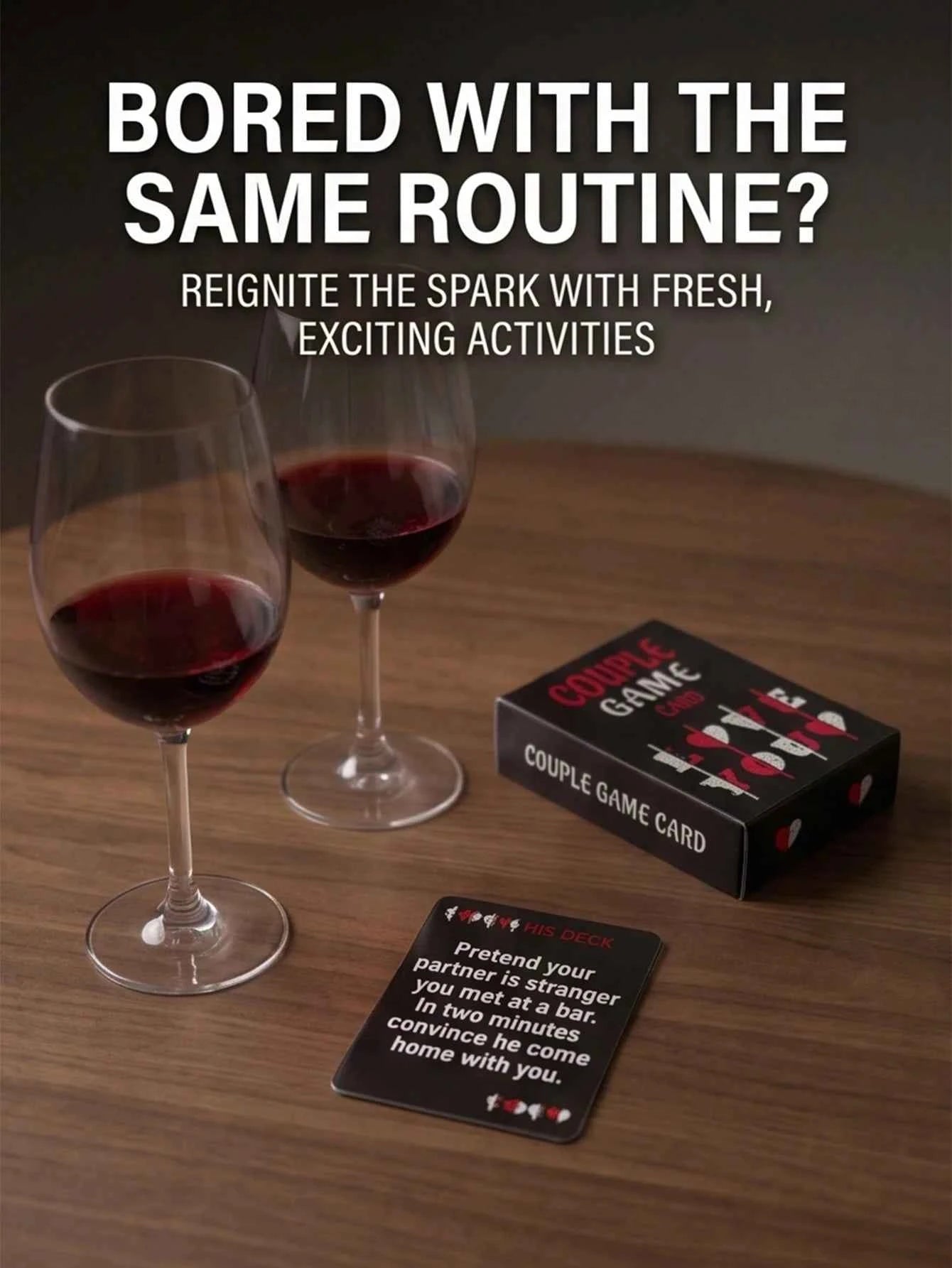 Dare Challenge Couples Card Game
