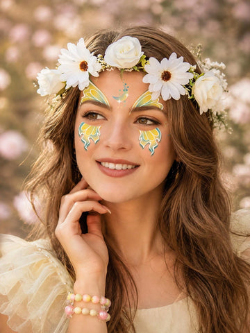 Halloween Snowflake Face Tattoo Set