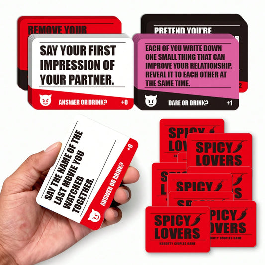 Spicy Lovers Couples Card Game