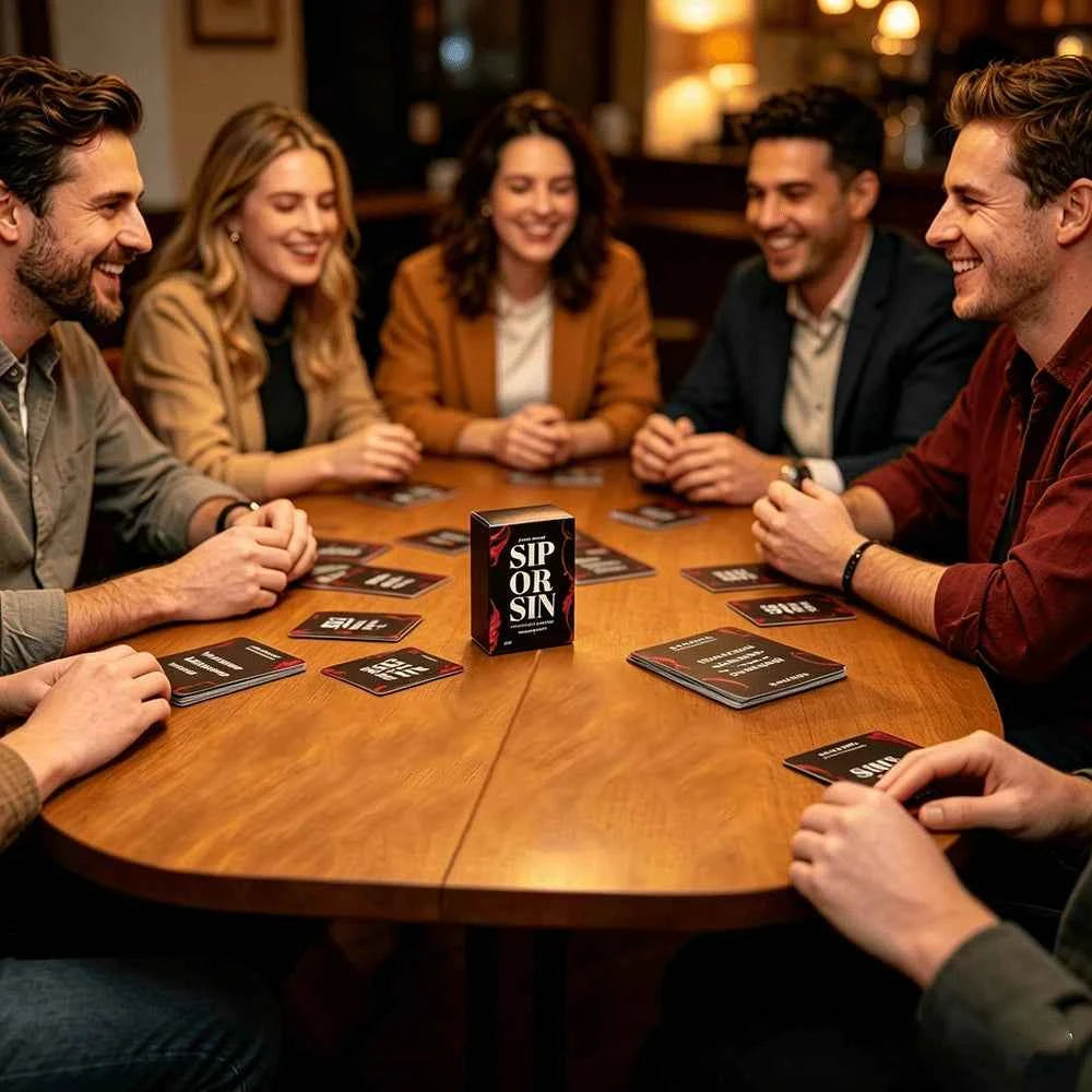 Sip Or Spill Couples Card Game