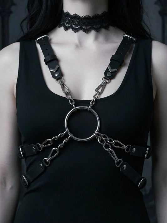 Large Ring Chain Body Harness