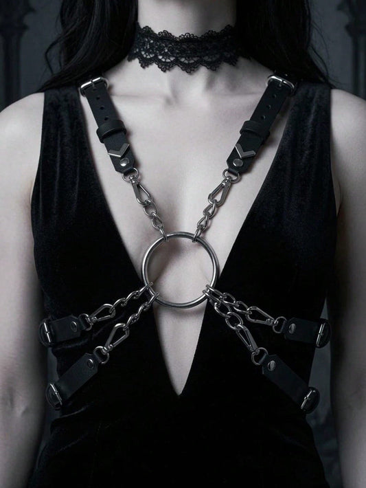 Large Ring Chain Body Harness
