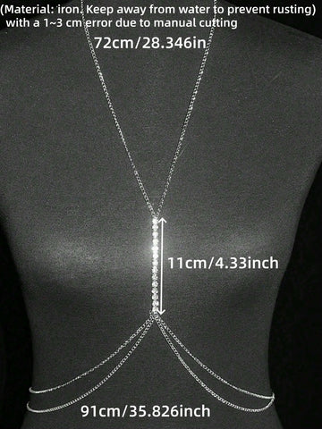 Multi-Layer Crystal Body Chain