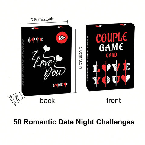 Dare Challenge Couples Card Game
