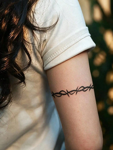 Halloween Barbed Wire Tattoo Set