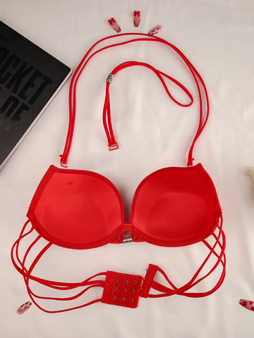 The Halter Back Buckle Underwear Bra - ED