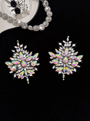 Rhinestone Firework Nipple Covers II