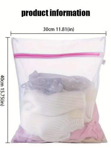 2pcs Durable Mesh Laundry Bags Set