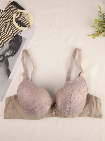 Comfortable Lace Up Bra - ED