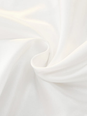 White Oversize Backless Mesh Satin Sheer Nightie - TFI Lingerie Pakistan - Image 8