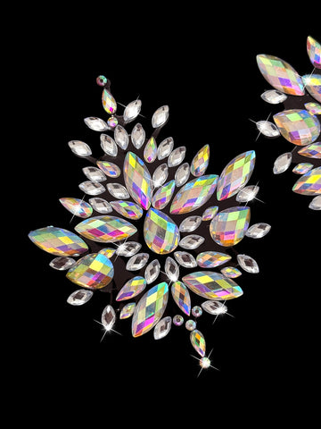 Rhinestone Firework Nipple Covers II