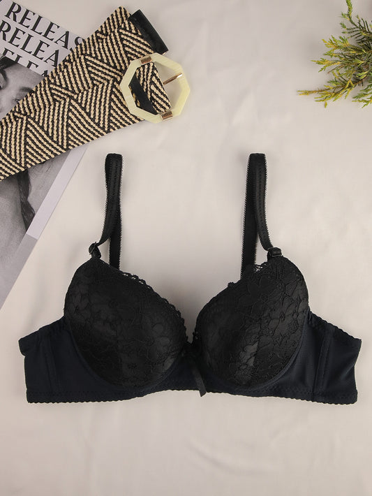 Comfortable Lace Up Bra - ED