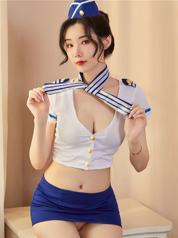 Air Hostess Cosplay Costumes