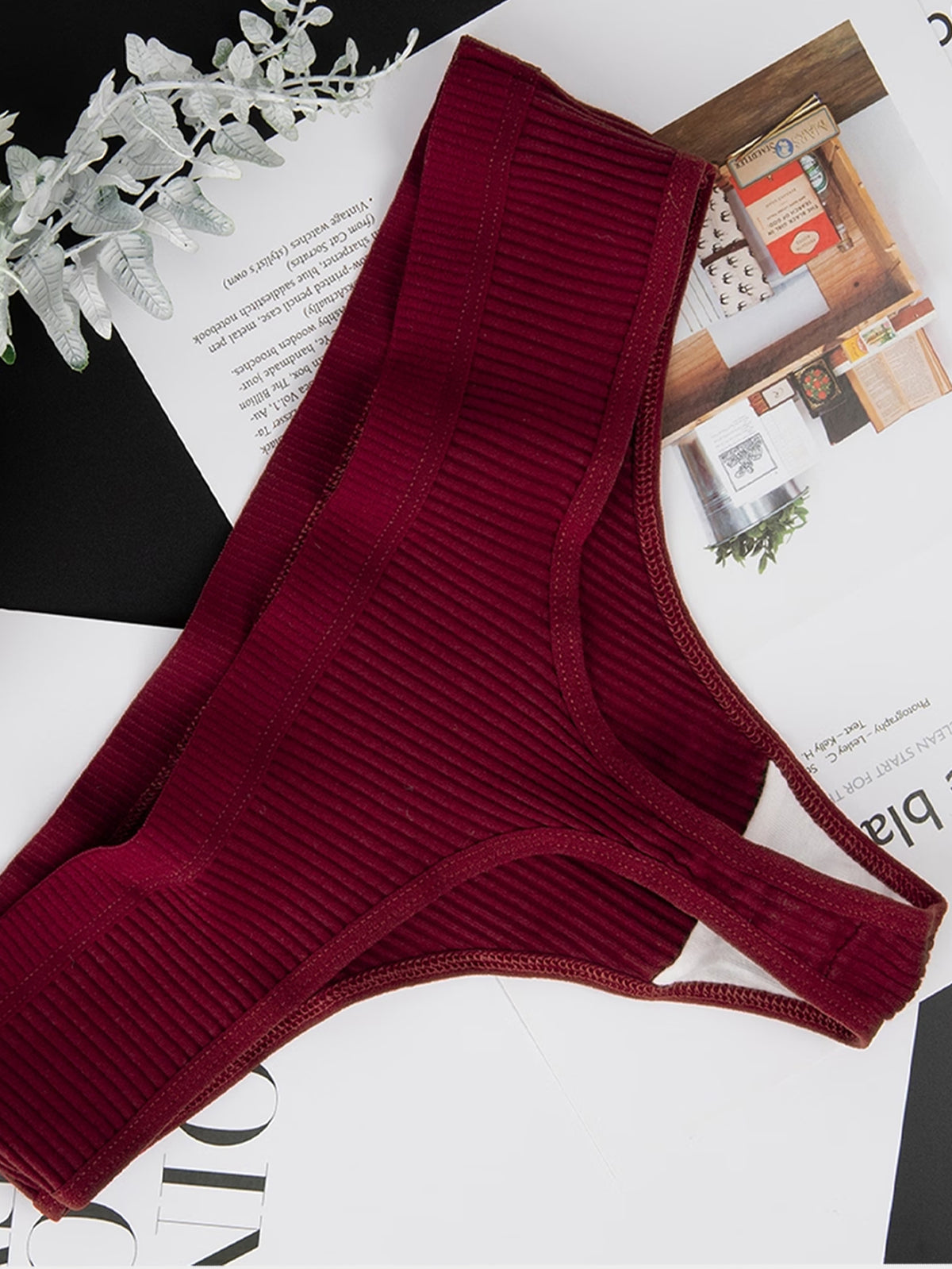 High Stretch And Wide Waist Thong-ED