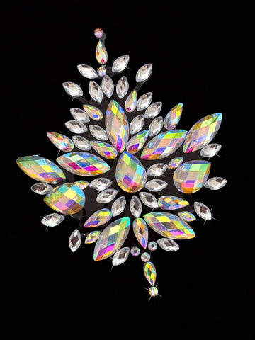 Rhinestone Firework Nipple Covers II