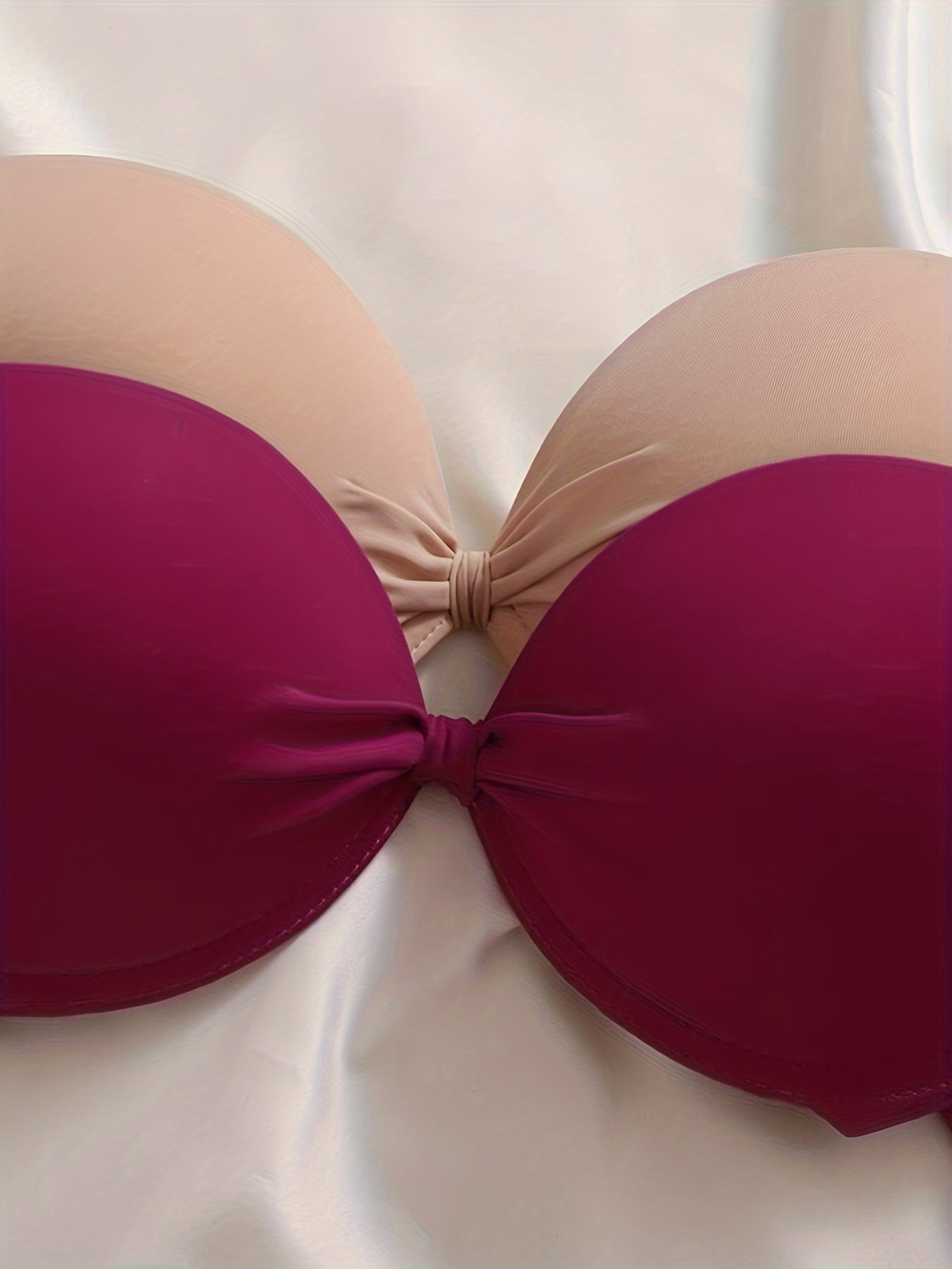 3pcs Simple Solid Pushup Bras -ED - TFI Lingerie