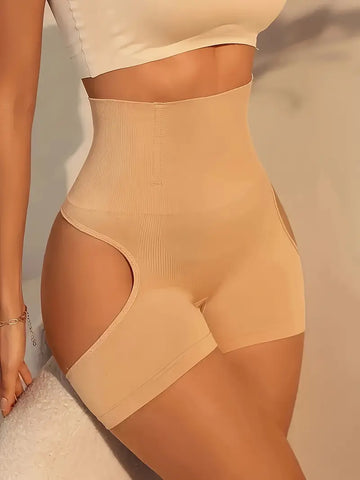 High-Waist Shaping Shapewear Shorts-ED