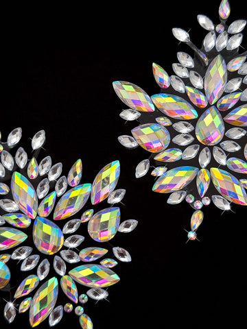 Rhinestone Firework Nipple Covers II