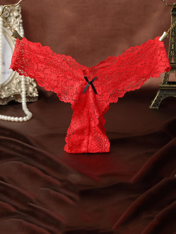 Erotic Seamless Lace Thong