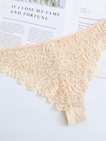 Floral Lace G String Thong